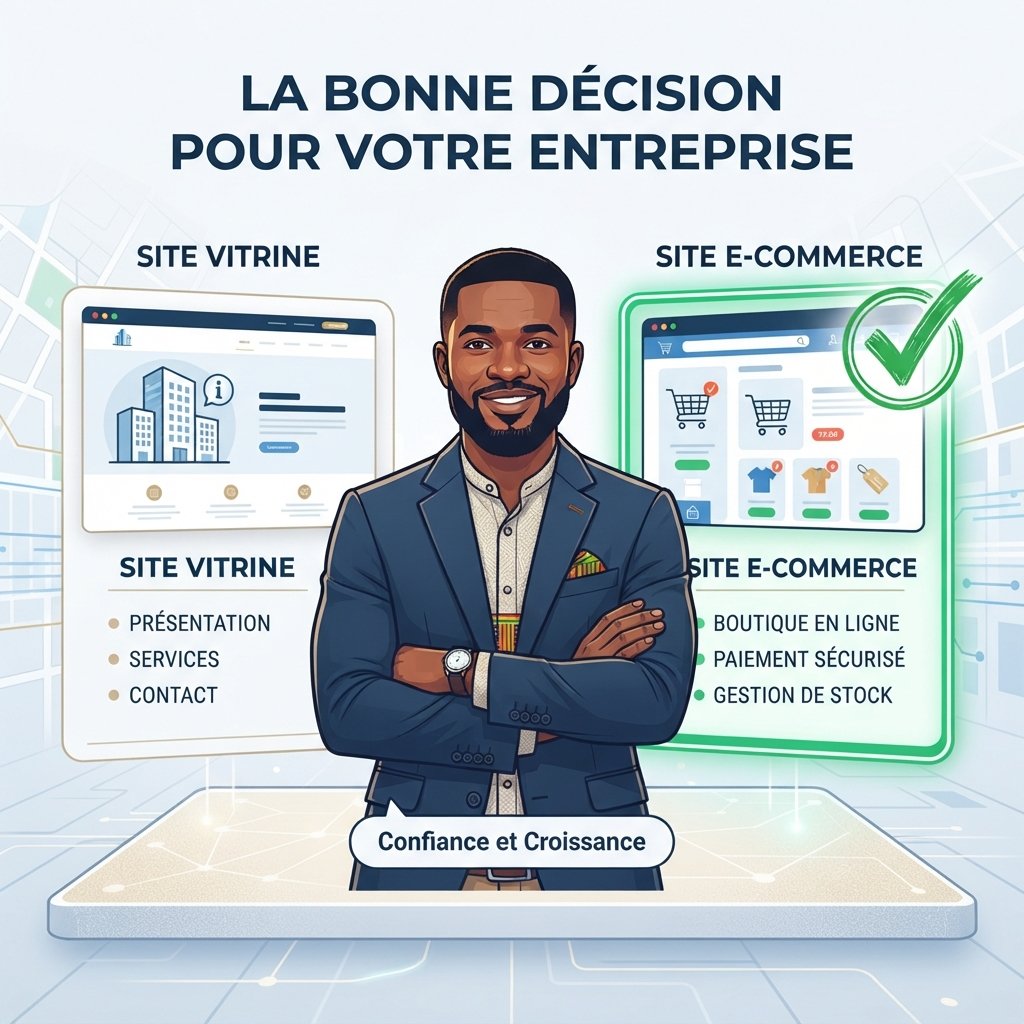 Conclusion et recommandations pour choisir entre site vitrine et e-commerce