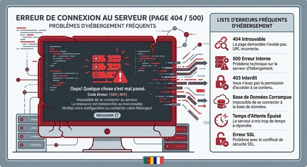 Erreurs fréquentes à éviter lors du choix d'un hébergement web au Cameroun