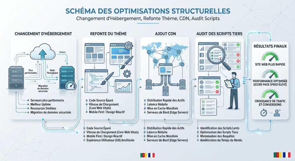 Optimisations structurelles pour un site WordPress rapide