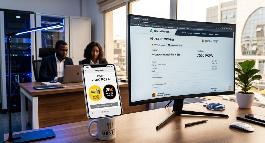 Paiement en FCFA et Mobile Money pour l'hébergement web au Cameroun