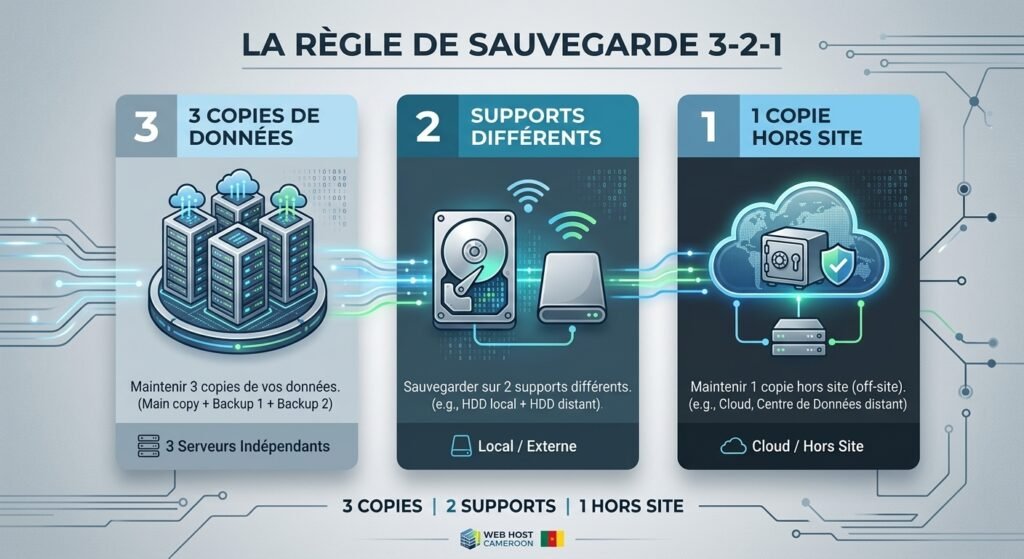 Règle 3-2-1 pour les sauvegardes WordPress : fiabilité et résilience