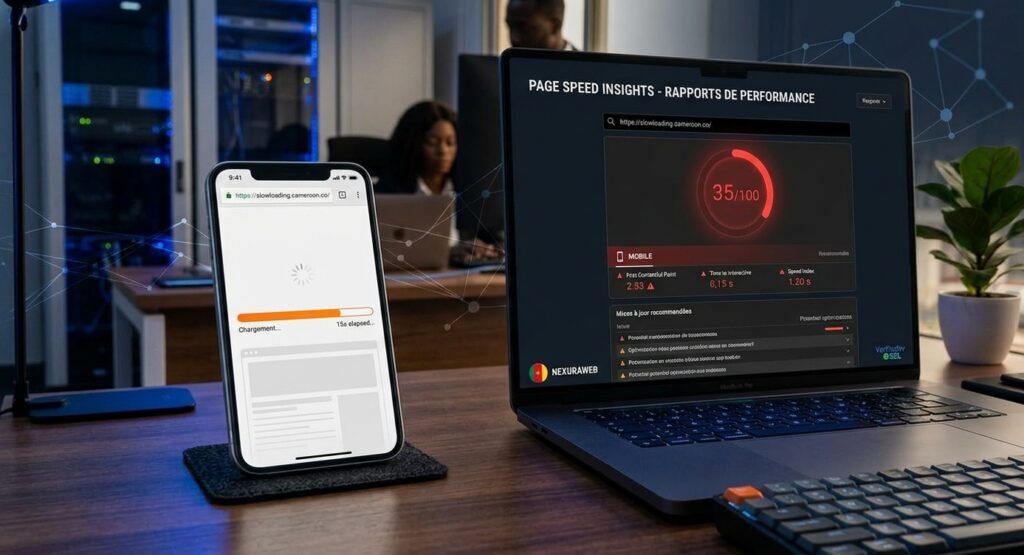 Site WordPress lent au Cameroun : causes et correctifs en 30 minutes